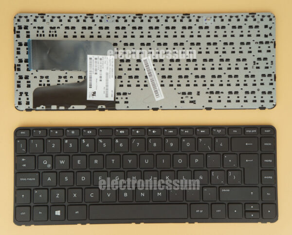 Bàn phím laptop HP Pavilion 14-e000, 14-n000, 14-d000, 14-r000, 14-g000, 240 G2, 240 G3, 246 G2, 246 G3, 248 G1, 248 G2, 248 G3, 340 G1, 345 G1 G2 – 14N, 14E ĐEN (KHUNG)