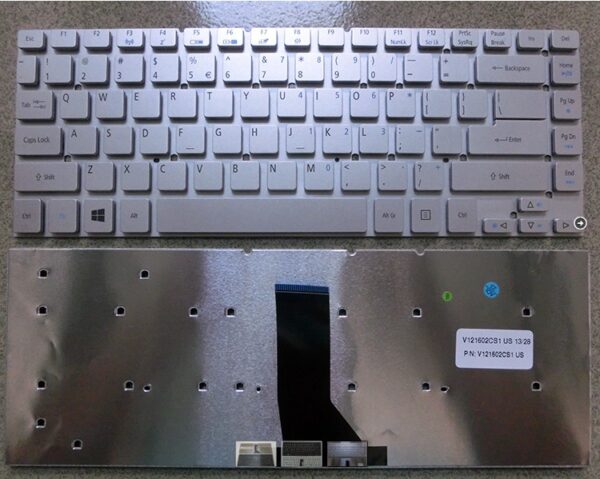 Bàn phím laptop Acer Aspire 3830 4755 4830, V3-431, V3-471, V3-472, Travelmate P245, Gateway NV47 – 4830 BẠC