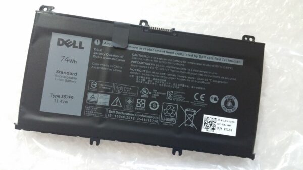 Pin laptop Dell Inspiron 15-5000 5576 5577, 15-7000 7557 7559 7566 7567 7568 7759, 74WH 357F9 – 7559 357F9 (ZIN) – 6 CELL