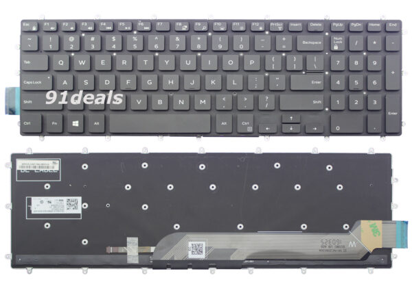 Bàn phím laptop Dell Inspiron 15 3580 5565 5567 5568 5570 5575 5767 5775, 15-7000 7566 7567 7577, Vostro 3580 3581 3582 3583 3584 3590, Latitude 15 G3 3579, G3 3590, G3 3779, G5 5587, G7 7588, G5 5590, 3590 – 7566 (ZIN)