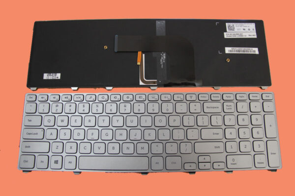 Bàn phím laptop Dell Inspiron 17-7000, 17 – 7737 BẠC (BH 6TH)