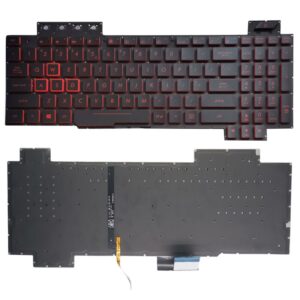 Thay bàn phím laptop Asus Tuf Gamming FX504 FX504GD FX504GE FX504GM FX505D FX505G FX80 FX80GM FX86F FX86 FX86S FX86F, Asus TUF F15 A15 F17 A17 FX507Z FA507R FX517Z FX707Z FA707R (CÓ ĐÈN) – CÁP LED NHỎ 2-4 CHÂN