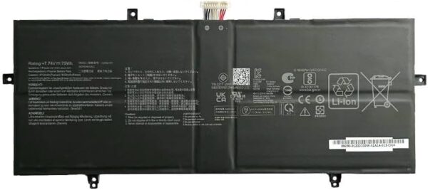 Pin laptop Asus ZenBook 14 OLED UX3402 UX3402V UX3402Q UX3402Z UM3402 UM3402Y UP3402Y BM3402 BM3402Y, Asus ZenBook 14 Q409ZA, C22N2107 (ZIN) – 4 CELL
