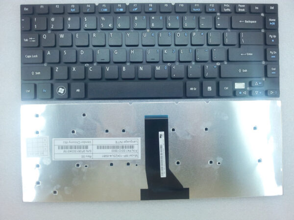 Bàn phím laptop Acer Aspire 3830 4755 4830, V3-431, V3-471, V3-472, Travelmate P245, Gateway NV47 Aspire E1-410, E1-430, E1-432, E1-411, E1-470, E1-472, E5-411, E5-471, E5-472, ES1-411, ES1-511, ES1-431 (ZIN)