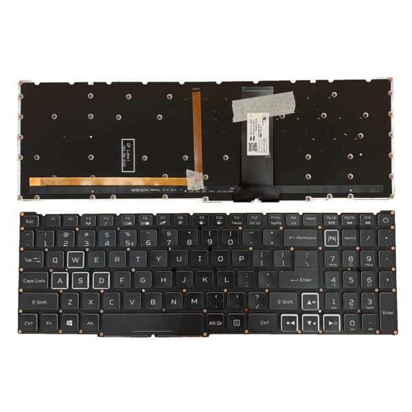 Bàn phím laptop Acer Aspire Nitro 5 AN515-43, AN515-51, AN515-52, AN515-53, AN515-54, AN517-51, AN517-52, Nitro 7 AN715-51, AN715-54, AN715-74 *CÁP LED TO 14 CHÂN*