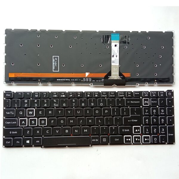 Bàn phím laptop Acer Predator Helios 300 PH315-54, Nitro 5 AN515-45, AN515-57 (LED TRẮNG, BH 6TH)