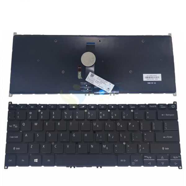 Bàn phím laptop Acer Swift 3 SF314-42, SF314-57, N19C4 N19H4, Swift 5 SF514-51, SF514-52, SF514-53, SF514-54, SF314-56 SF314-57, SF515-51, SF515-52, N17W3 (CÓ ĐÈN)