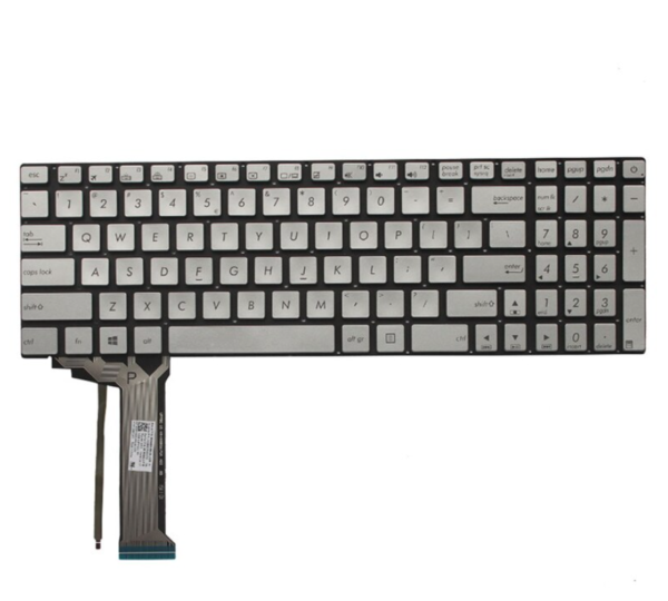 Bàn phím laptop Asus ROG GL752 GL752V GL752VL GL752VW GL752VWM BẠC (CÓ ĐÈN, BH 6TH)