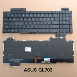 Bàn phím laptop Asus Rog GL703 GL703G GL703GE GL703GS GL703GM (CÓ ĐÈN, BH 6TH) *CÁP NGẮN, MAIN ĐỎ*