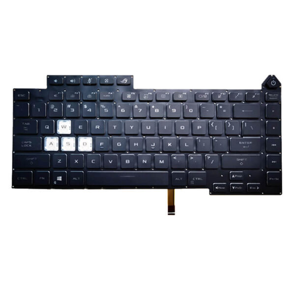 Bàn phím laptop Asus ROG Strix G15 G513 G513RW G513RC G513RM G513QR G513QE G513IM G513IE G513IC (LED THƯỜNG, BH 6TH) *Cáp LED dẹp*
