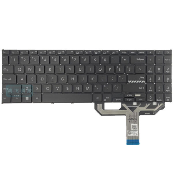 Bàn phím laptop Asus Vivobook 15 A1502 A1502Z A1503 A1503Z X1502 X1502Z X1502ZA X1702 X1702Z X1703 X1703Z X1703ZA ĐEN (CÓ ĐÈN, BH 6TH)
