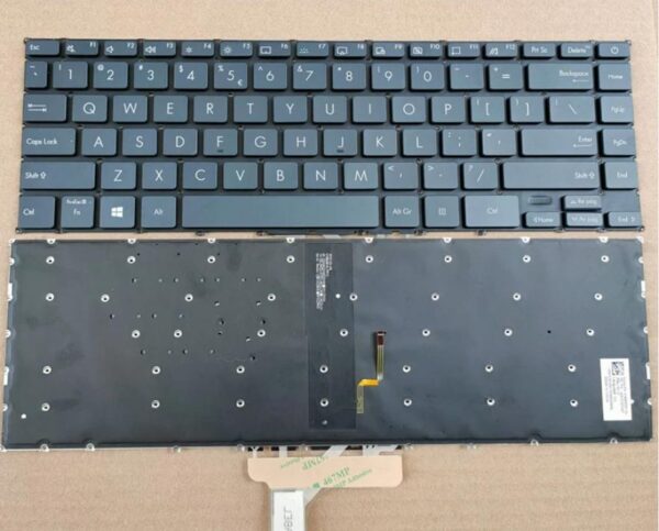 Bàn phím laptop Asus ZenBook 13 UX325 UX325E UX325EA UM325 U3700 XUXF3000E ĐEN (CÓ ĐÈN, BH 6TH)