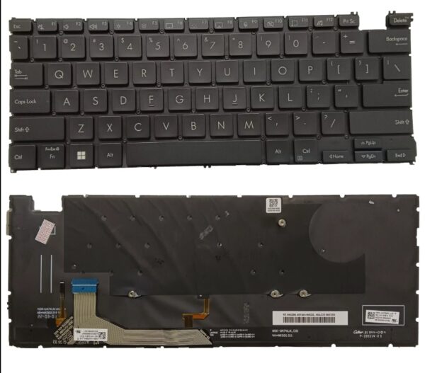 Bàn phím laptop Asus Zenbook 14 Q409 Q409Z Q409ZA (CÓ ĐÈN, BH 6TH)