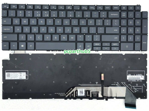 Bàn phím laptop Dell Inspiron 15 3501 3502 3505 3505 5501 5502 5508 5509 5584 5590 5593 5594 5598, Vostro 3500 (GEN 11) ĐEN (CÓ ĐÈN)
