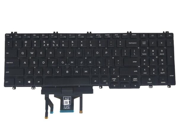 Bàn phím laptop Dell Latitude 5500 5501 5510 5511, Precision 3500 3501 3540 3541 GEN 9 (CÓ ĐÈN)