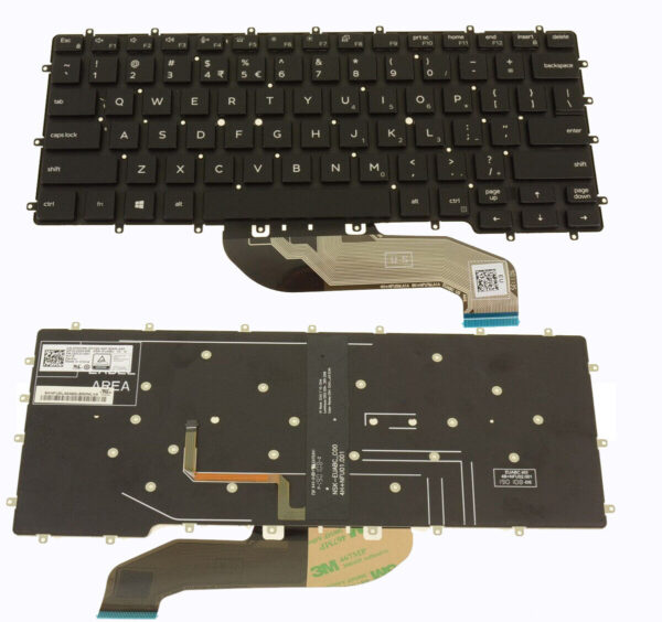 Bàn phím laptop Dell Latitude 7400 (2-in-1), Latitude 9410 (2-in-1), 0NNGCR 0476JH (CÓ ĐÈN, BH 6TH) *MÀN LẬT*