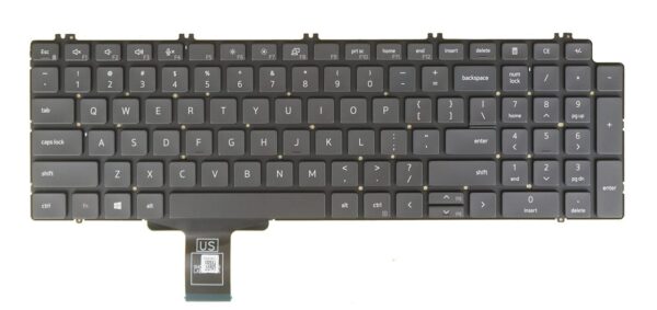 Bàn phím laptop Dell Precision 7550 7560 7750 7760 (CÓ ĐÈN, BH 6TH)