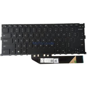Bàn phím laptop Dell XPS 13 9300, XPS 13 9310 ĐEN CÁP DÀI (CÓ ĐÈN, BH 6TH)