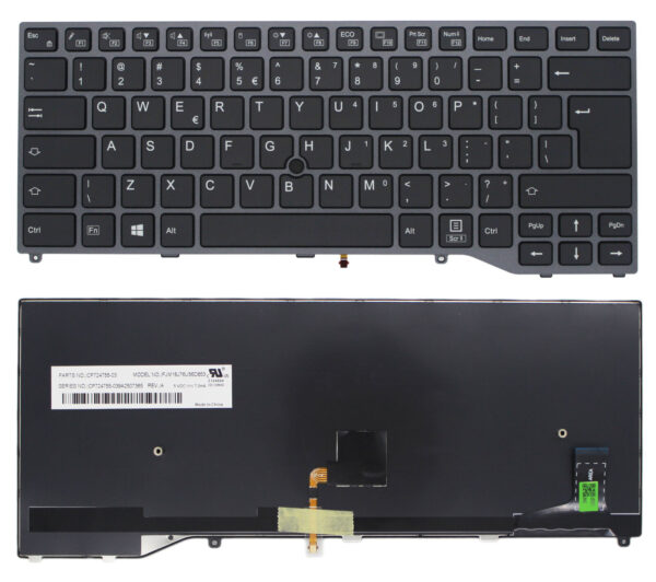 Bàn phím laptop Fujitsu Lifebook E548 E549 U747 U748 U749 E449 (CÓ ĐÈN, BH 6TH)