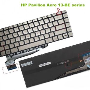 Bàn phím laptop HP Pavilion Aero 13-be000, 13-be0755ng, 13-be0034na, 13-be0227od, 13-be0500la TPN-W152 VÀNG (LED, BH 6TH)