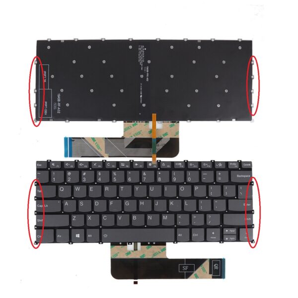 Bàn phím laptop Lenovo Ideapad S340-13, S340-13IML (CÓ ĐÈN) *CÁP NGỬA*
