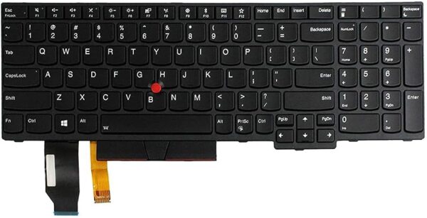 Bàn phím laptop Lenovo Thinkpad Edge E580 E585 L580 T580 (Cáp góc bên nút ctrl) =CÓ CHUỘT GIỮA= (CÓ ĐÈN, BH 6TH)