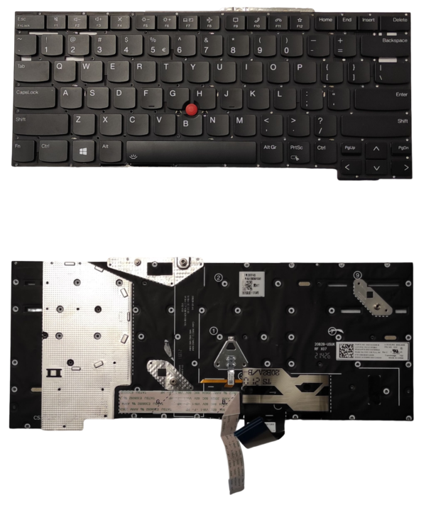 Bàn phím laptop Lenovo Thinkpad T14s Gen 2, Type: 20WM 20WN 20XF 20XG (CÓ ĐÈN, BH 6TH) *PHÍM ÂM – HÀN VỎ C*