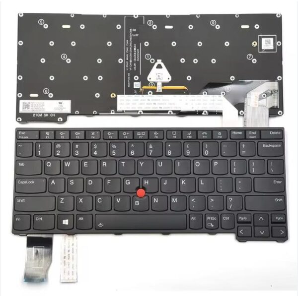 Bàn phím laptop Lenovo Thinkpad X13 Gen 2 (Type 20WK 20WL), Thinkpad X13 Gen 3 (20BN), Thinkpad L13 Yoga Gen 4 (CÓ ĐÈN, BH 6TH)