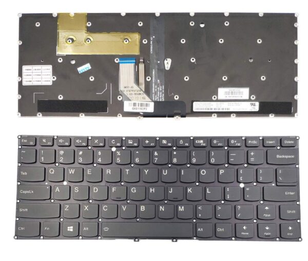 Bàn phím laptop Lenovo Yoga 910-13IKB, Yoga 5 Pro Series (CÓ ĐÈN, BH 6TH)