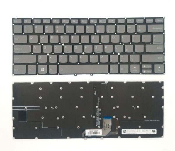Bàn phím laptop Lenovo Yoga C930-13IKB, Yoga 930-13IKB, Glass Yoga 7 Pro-13IKB XÁM (CÓ ĐÈN, BH 6TH)