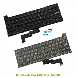 Bàn phím Apple Macbook Pro 13” A2289 (2020) EMC 3456, Macbook Pro 13” M1 A2338 (2020) EMC 3578, Macbook Pro 13” M2 A2338 (2022) EMC 8162 (US) (BH 6TH)