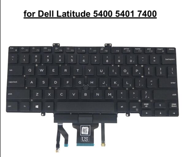 Có sẵn bàn phím laptop Dell Latitude 5400 5401 5402 5410 7400 7410 (ĐÈN, CHUỘT)