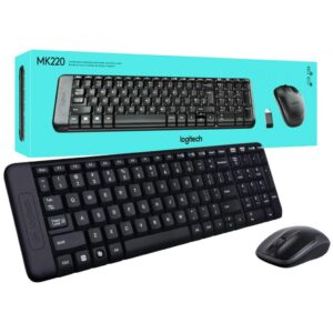 Combo Phím Chuột Không Dây Logitech Mk220