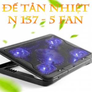 Đế Tản Nhiệt Laptop N137 – 5 Fan