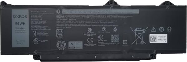 Pin laptop Dell Latitude 3440 3540 5340 5440 5540, Dell Precision 3580, R73TC 54WH (ZIN) – 3 CELL