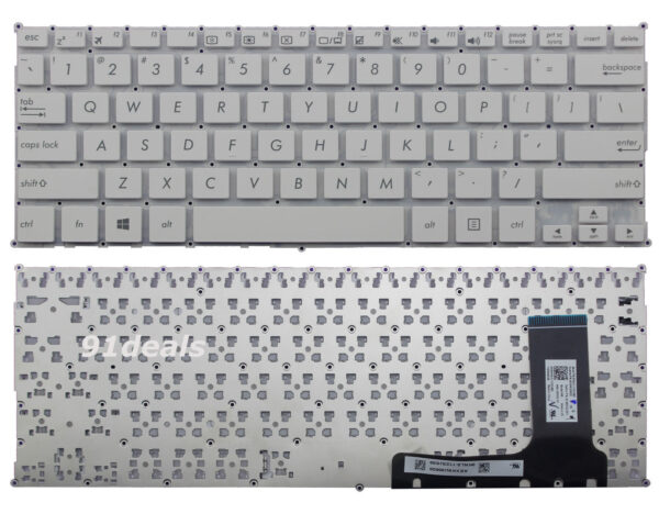 Bàn phím laptop Asus Eeebook E202S E202SA E202M E202MA E203N E203M TP200 E205 E205S – E202 TRẮNG