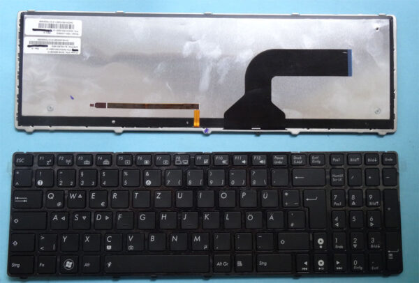 Bàn phím laptop Asus G55 G57 – G55 (KHUNG,ĐÈN)