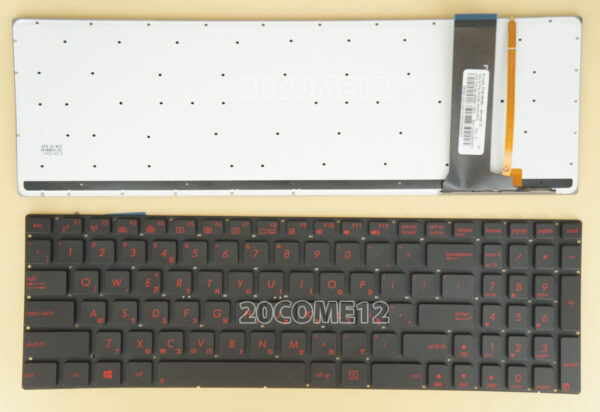 Bàn phím laptop Asus Rog G551 N551 GL552 GL552J GL552V – GL552 CÓ ĐÈN (BH 6TH)