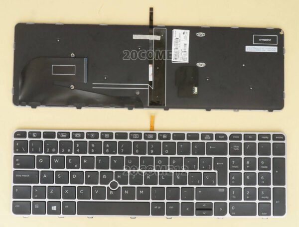 Bàn phím laptop HP Elitebook 755 G3, 755 G4, 850 G3, 850 G4, Zbook 15U G3, Zbook 15U G4 – 755 G3 (ĐÈN)