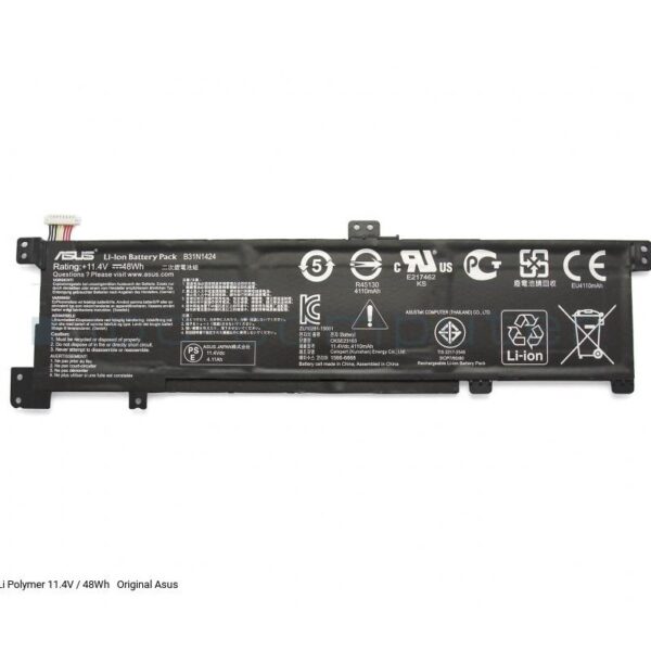 Pin laptop Asus A400U A401 A401L K401L K401U, B31N1424 – K401 (ZIN) – 6 CELL