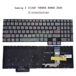 Bàn phím laptop Lenovo IdeaPad Gaming 3 15IAH7, IdeaPad Gaming 3 15ARH7 (LED TRẮNG, BH 6TH)