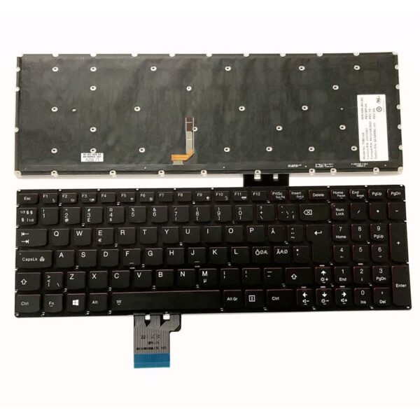 Bàn phím laptop Lenovo Ideapad Y50, Y50-70 – Y50-70 (CÓ ĐÈN)