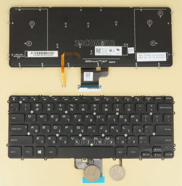 Bàn phím laptop Dell XPS 15 9530, Precision M3800 – M3800 (BH 6TH)
