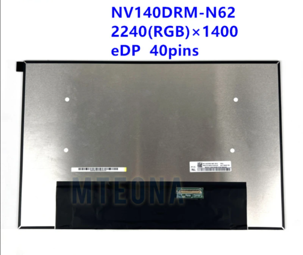 Màn Hình 14.0″ Led Slim =2.2k= (16:10) cho Lenovo Thinkpad T14 T14s P14s Gen 3, Thinkpad X1 Carbon Gen 9 10, (Mã màn: NV140DRM-N62)