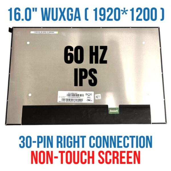 Màn Hình 16.0″ Led Slim 30P Nhuyễn Fhd+ (16:10) For Dell 5625 (Board Sau Lưng)