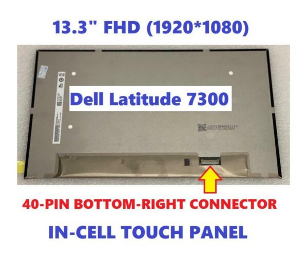Màn Hình Cảm Ứng Dell Latitude 13 5300 5310 5320 7300 7310 7320 Fhd (Board Sau Lưng,40 Pin)
