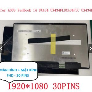 Màn hình và mặt kính laptop Asus Zenbook 14 UX433F UX433FA =CÓ KÍNH= (BOARD SAU LƯNG,30 PIN)