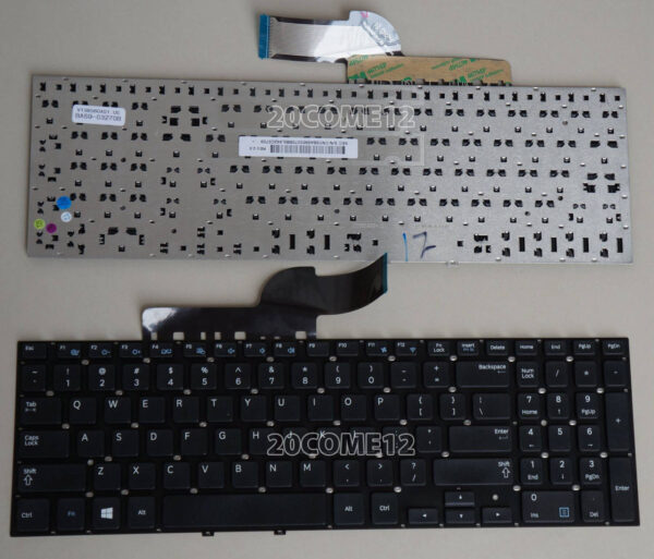 Bàn phím laptop Samsung NP270E5V NP275E5V NP270E5E NP350E5C NP350V5C NP355E5C NP355V5C NP365E5C NP550P5C N550P5CL (NÚT LXTP NHỎ)