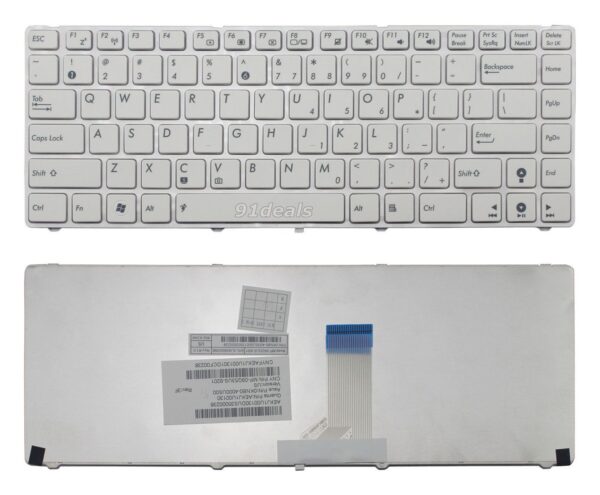 Bàn phím laptop asus a42 a43 k42k43 k84u30 u31 u35 u45 u80 u81 ul30 ul80 p42 n43 n82 x42 x43 x44 x45 – k42 trắng