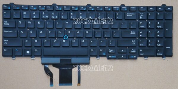 Bàn phím laptop Dell Latitude E5550 E5570 5580, Precision 3520 7510 7520 7710 7720 – E5550 (ĐÈN, BH 6TH)
